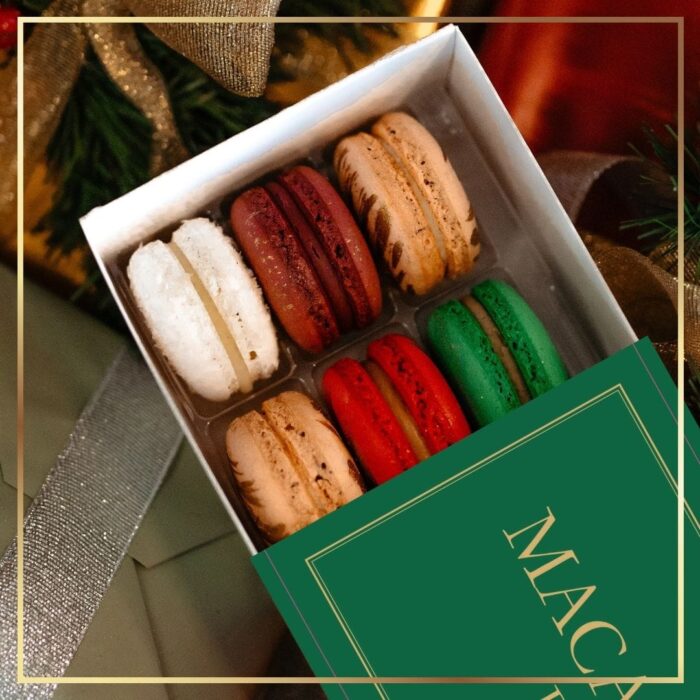 Cutie Macarons Box Velvet – 9 buc - imagine 3