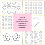 Pachet sabloane macarons (digital) - imagine 2