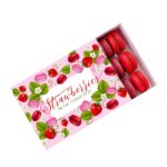 Cutie Macarons – Strawberries Picnic 18 buc - Pink - imagine 2