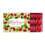 Cutie Macarons – Strawberries Picnic 18 buc - Green