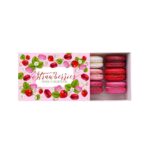 Cutie Macarons – Strawberries Picnic 9 buc - Pink